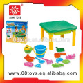 Children's plastic beach table sanding table